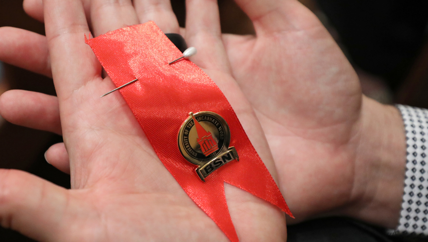 Nursing pin