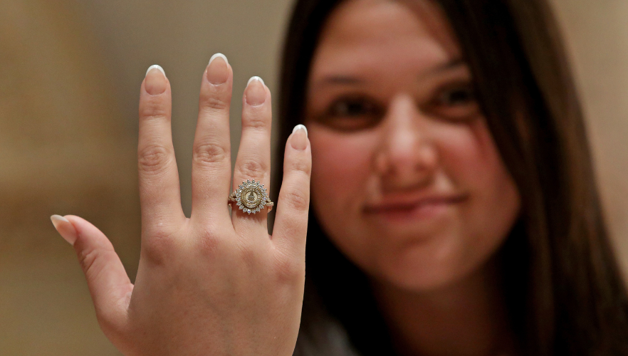 Student with ring