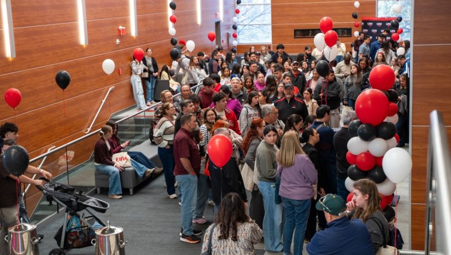 view of event with students