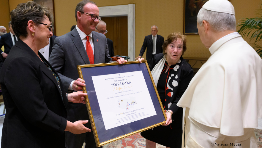 University of the Incarnate Word President Thomas M. Evans, PhD, Pope Leo XIV and others