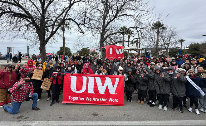 UIW community at MLK Jr. March