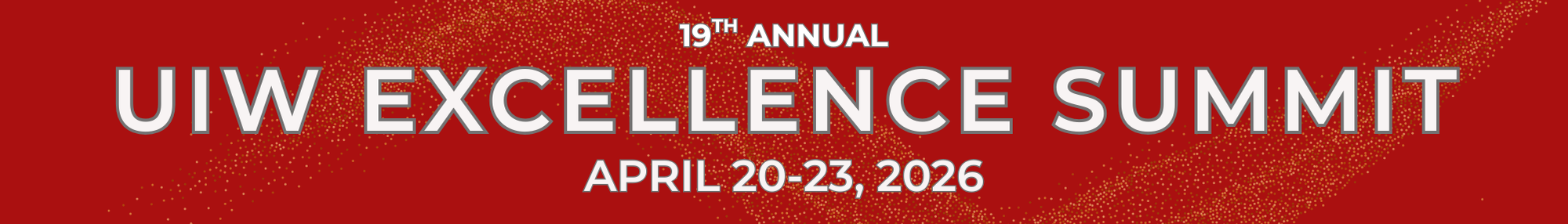UIW Excellence Summit Banner