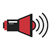 red bullhorn